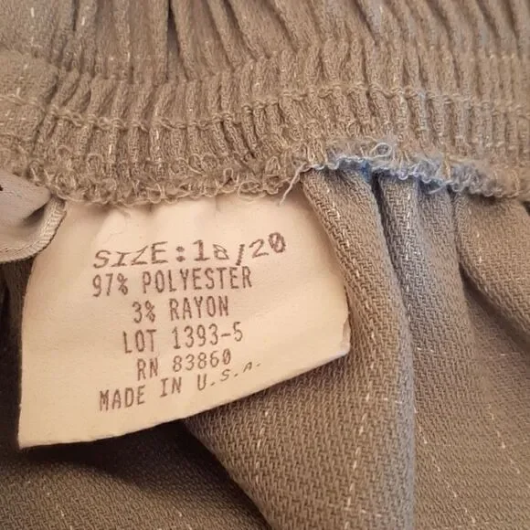 Fashion Bug long  green skirt Sz 18/20 - Picture 8 of 15